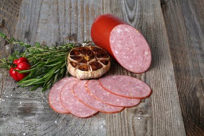 Gerauchte Schinkenwurst
