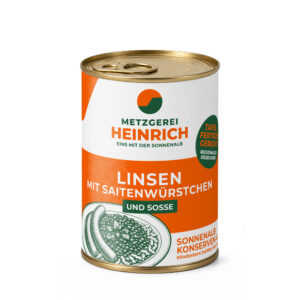 Linsen mit Saitenwürstchen